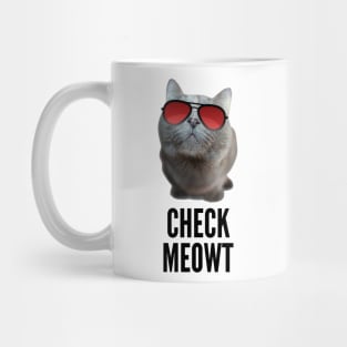 Check Meowt Mug